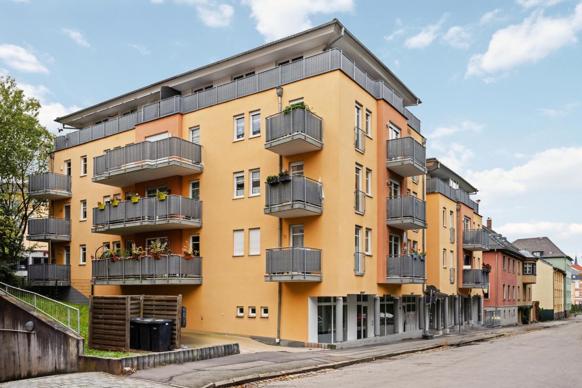 Edler Wohnraum Schwanenteich-Suite Mit Balkon, Kaffeevollautomat, Lift & Parkplatz Zwickau Esterno foto